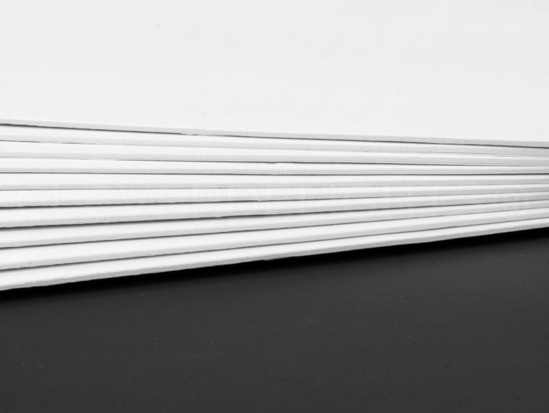 CleverDelights White 8" x 12" Foam Sheets - 10 Pack - Large Self Adhesive Craft Sheets - 8x12 Inch - Image 2